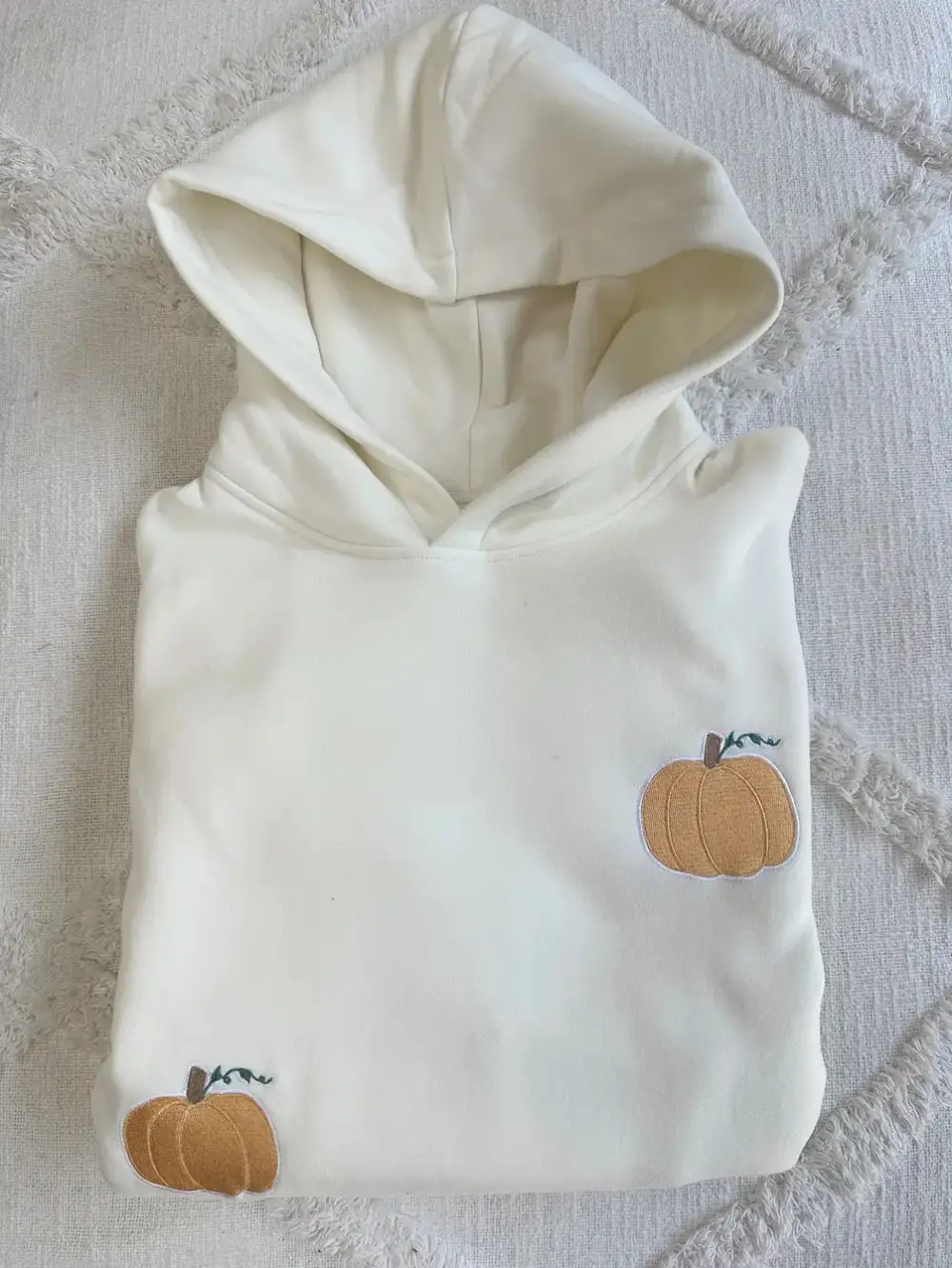 Pumpkins All Over Embroider Hoodie