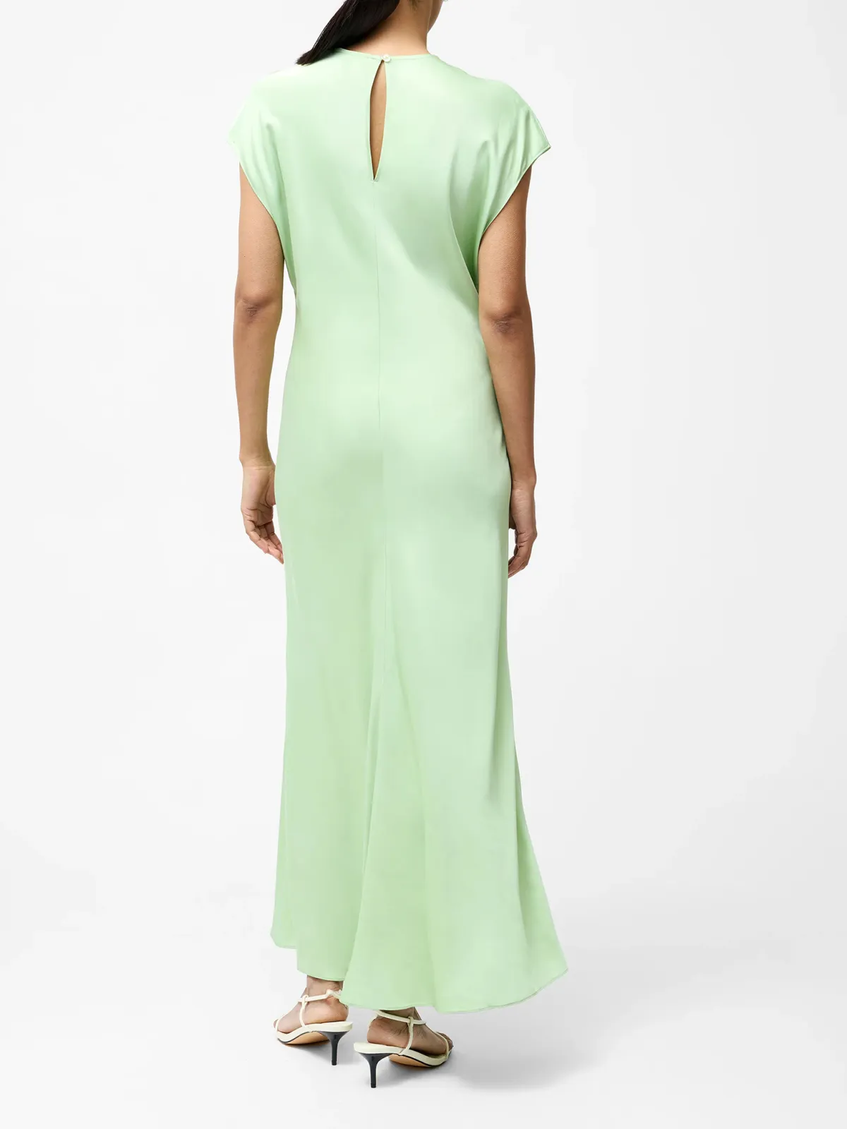 Exquisite Solid Color Elegant Satin Dress