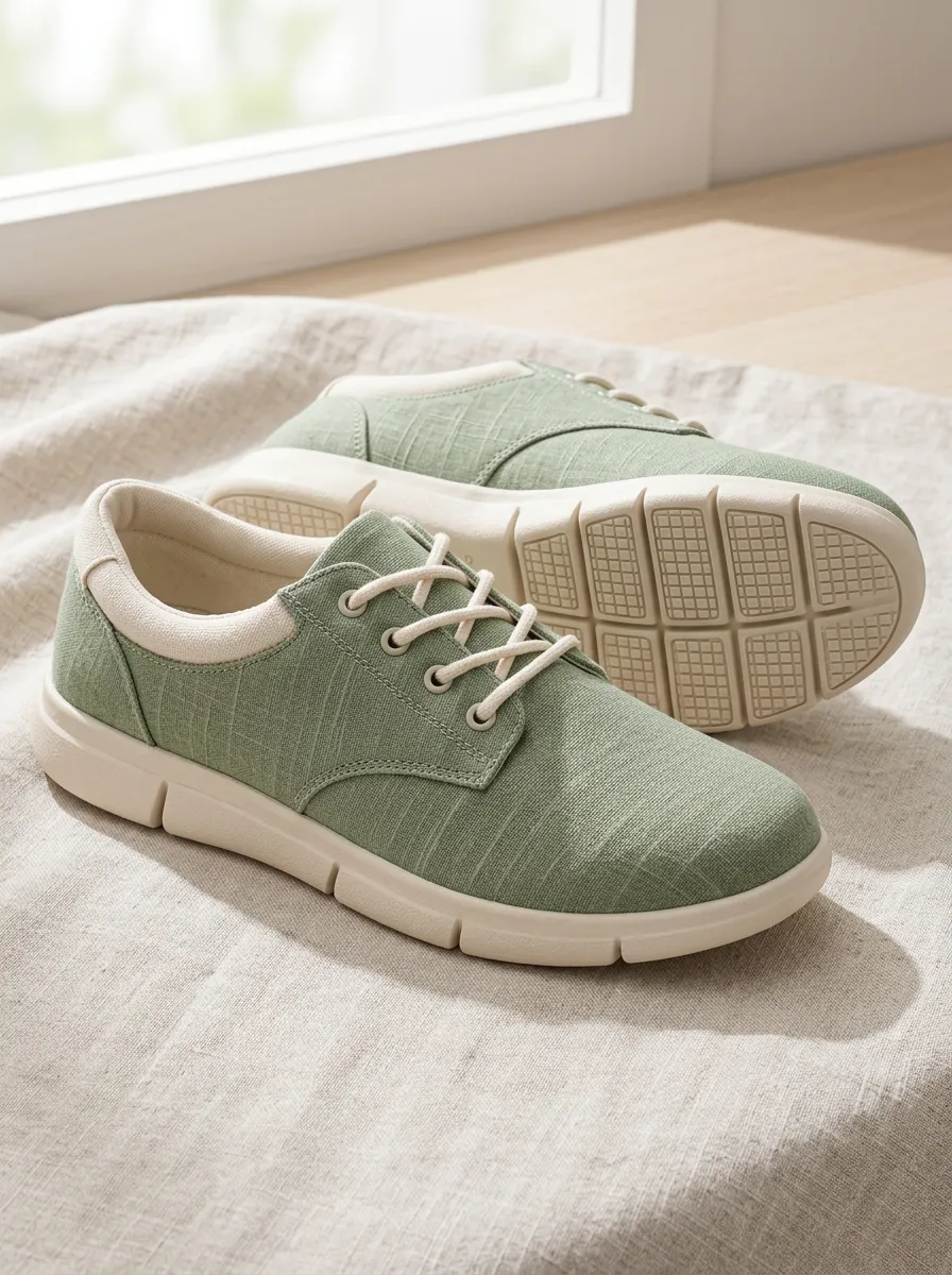 Women's Versatile Textured Canvas Shoes
