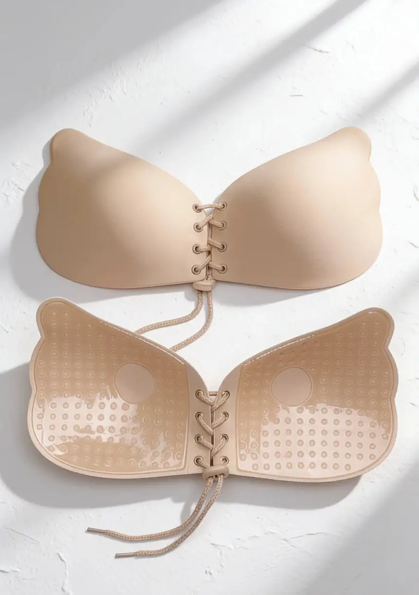 Adjustable Strapless Adhesive Bra