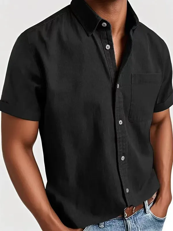 Garment Washed Utility Shirt