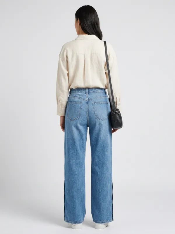 Women's Wide Leg Casual Denim Jeans