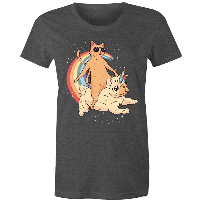 Cat Unicorn Pug T-Shirt