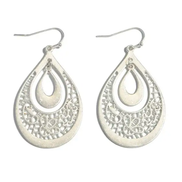 Filigree Drop Earrings