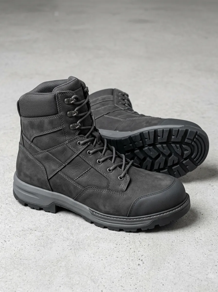 Men's Textured Tactical Work Boots