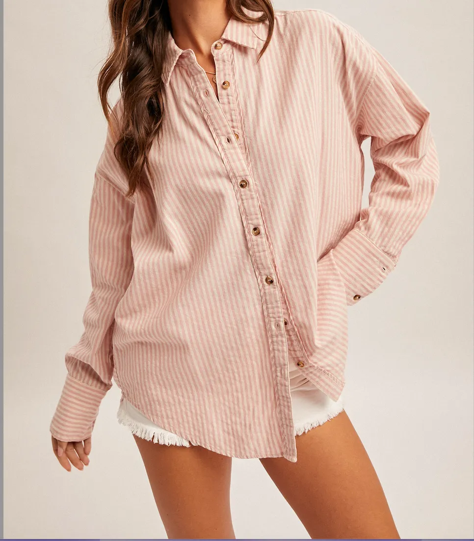 Long Sleeve Striped Shirt