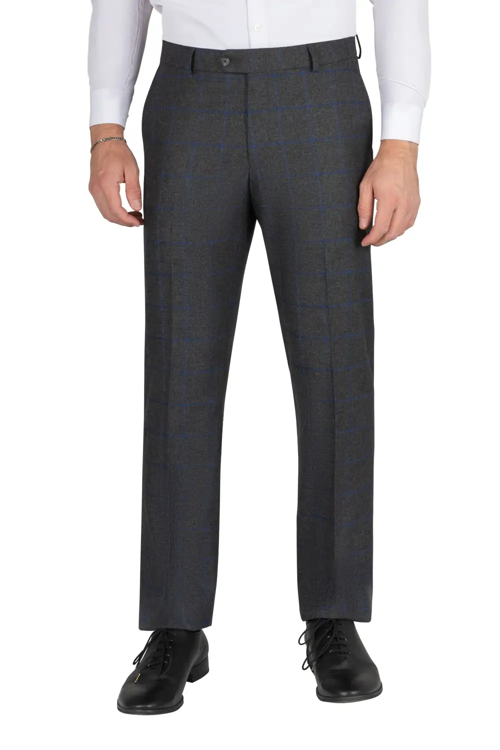 Everyday Flat Front Regular Rise Traditional Fit Trousers