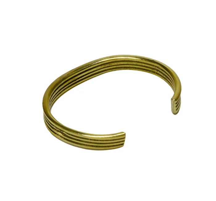 Stacked Brass Cuff Bracelet