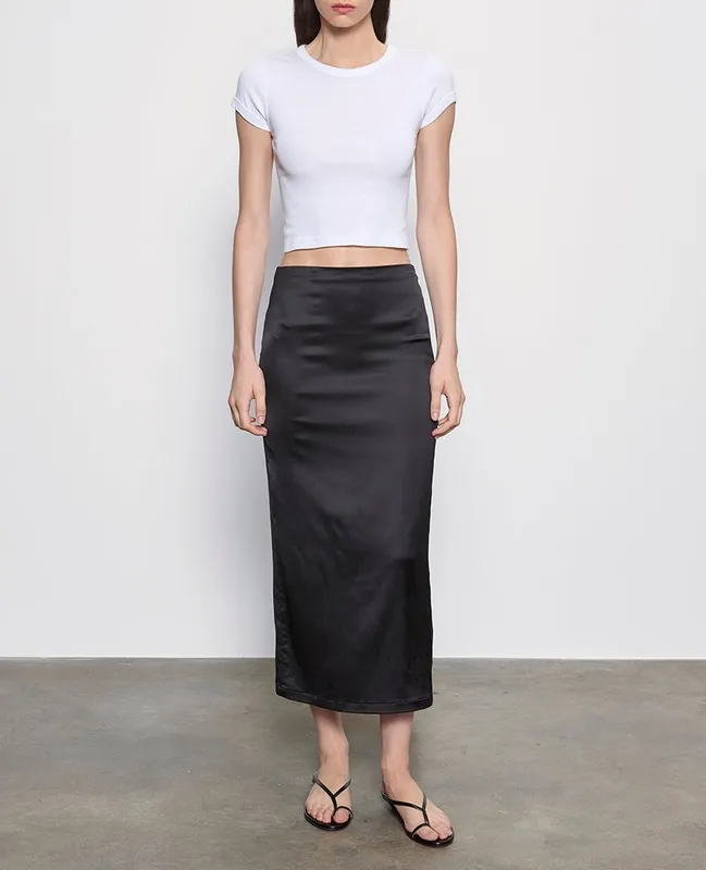 Baby Cropped Tee White
