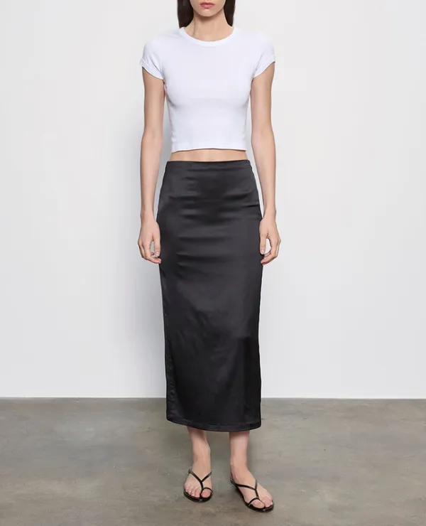 Baby Cropped Tee White