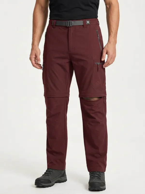 Men's Range All-Terrain Mountain Graphic Waterproof Zip-Off Tactical Cargo Pants
