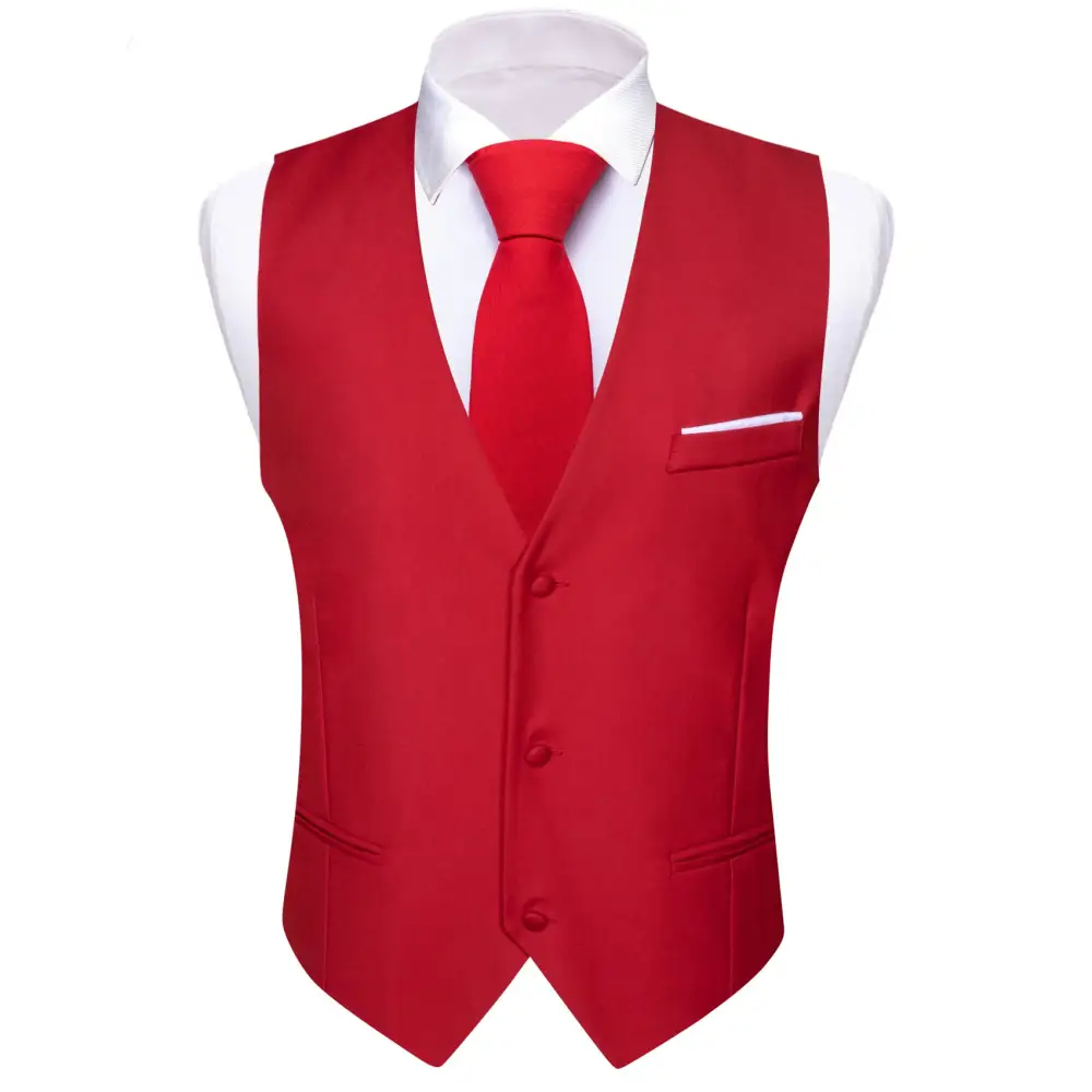Refined V Neck Casual Formal Dress Vest