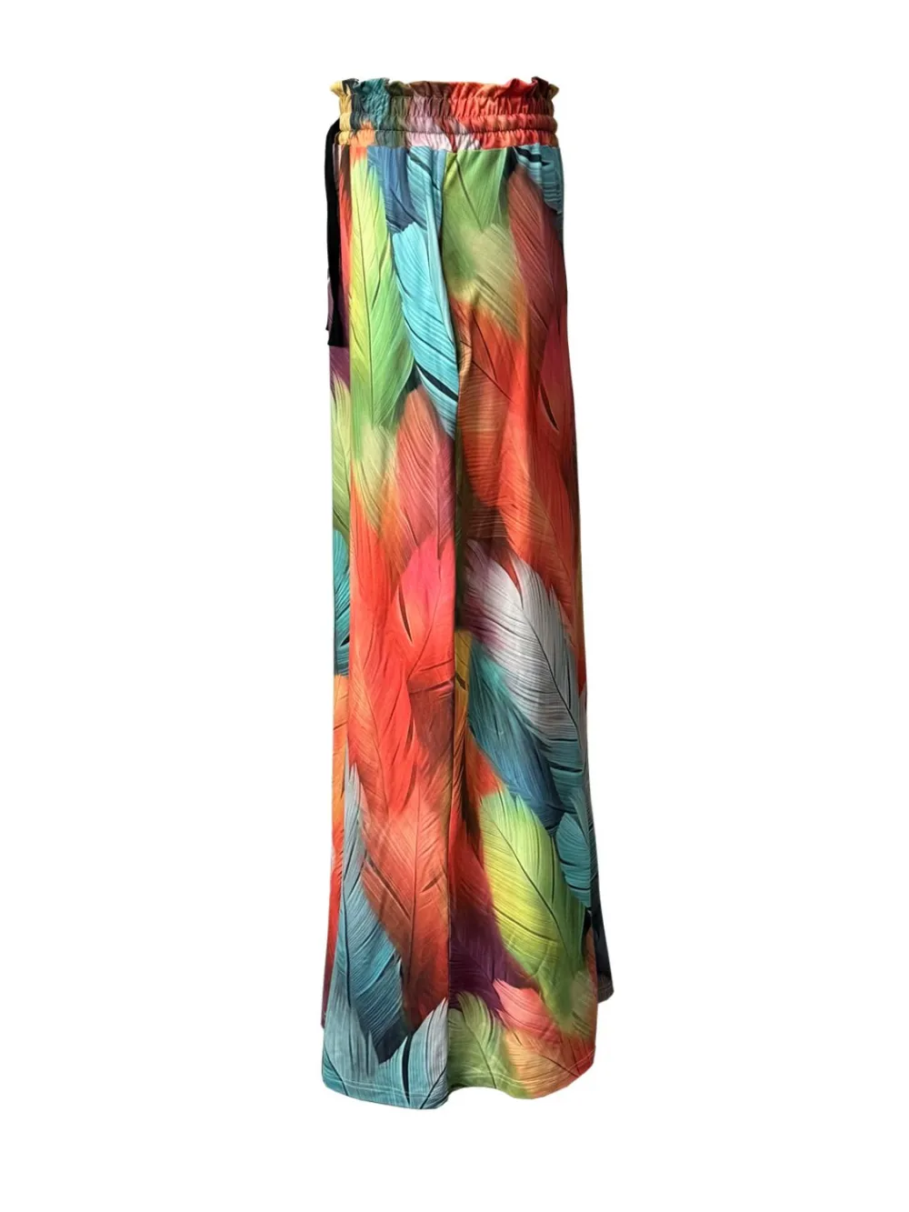 Pocket Printed Maxi Skirt