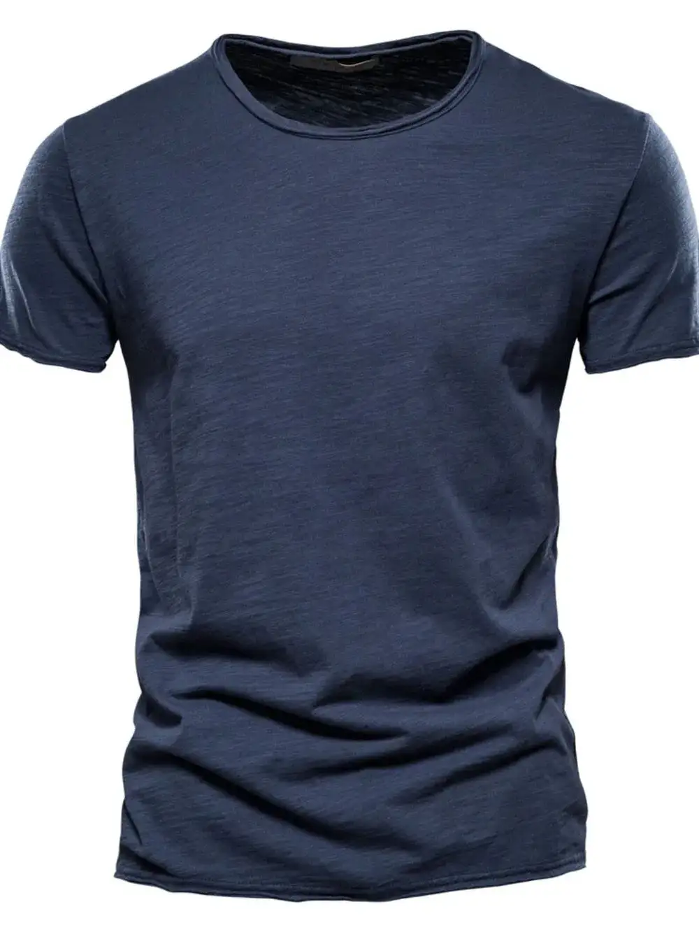 Button Detail Crew Neck Short Sleeve Tee