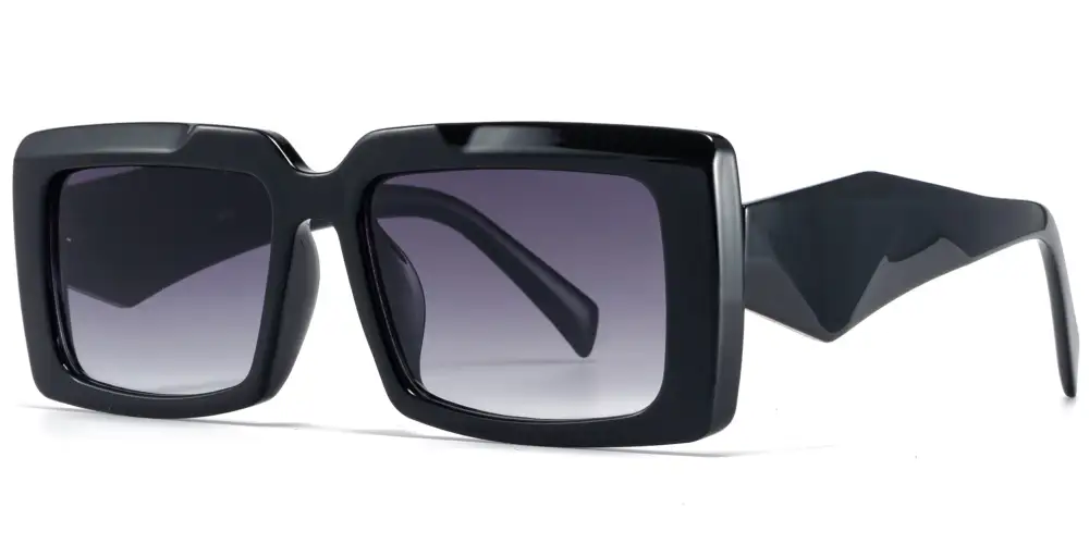 Rectangular Women Plastic Sunglasses