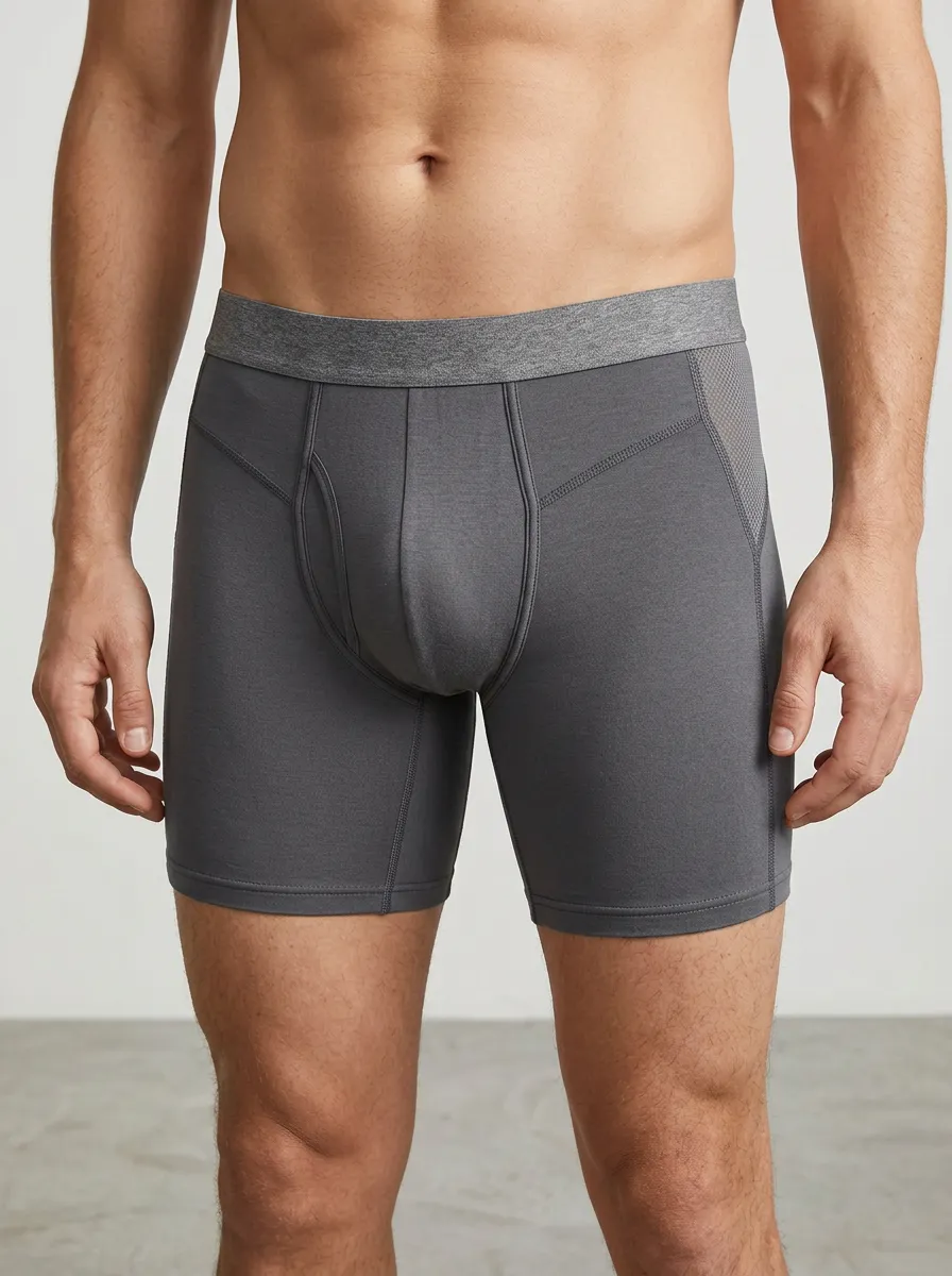 Clean-Look Performance Athletic Daily Wear Men's Boxer Briefs