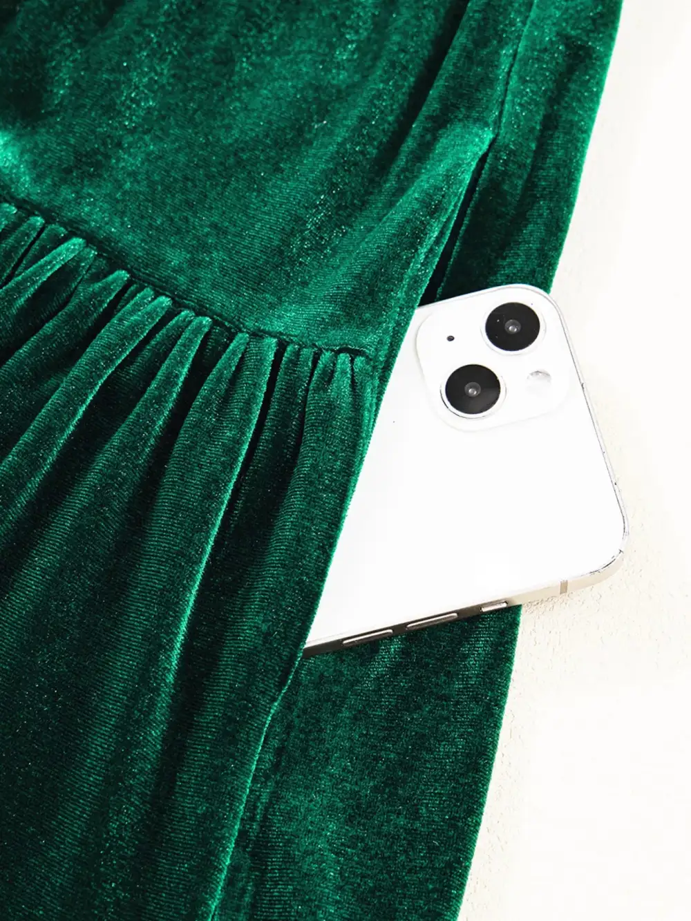 Velvet Sequin Tiered Mini Dress