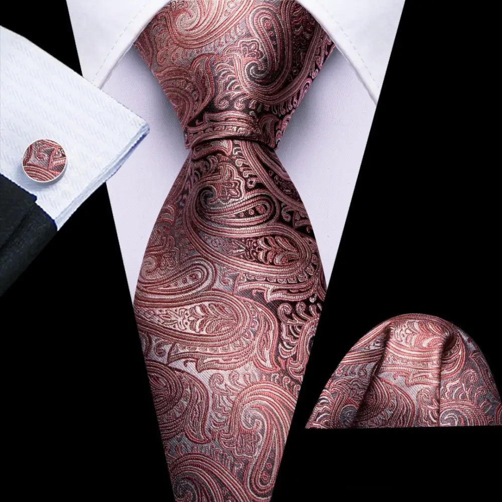 Classic Paisley Silk Necktie Set