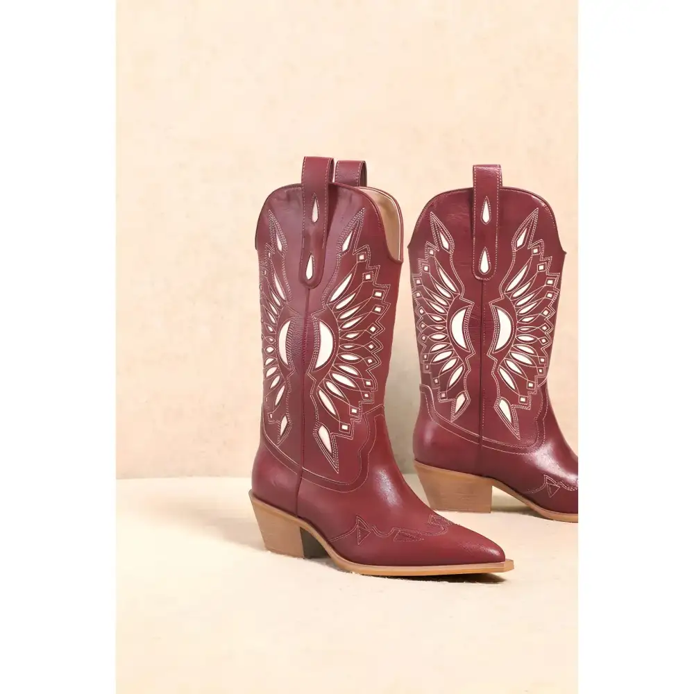 Britany Cut Out Western Boot