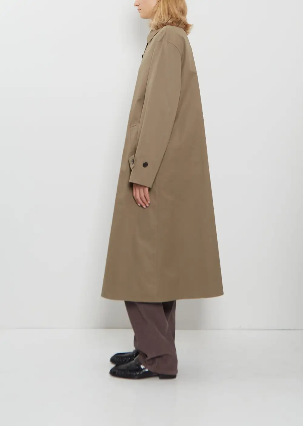 Women's Twill Single Breasted Coat