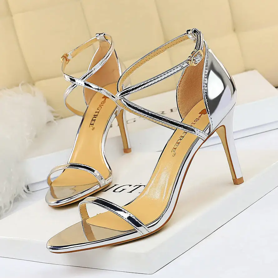 Strappy Stiletto Heels
