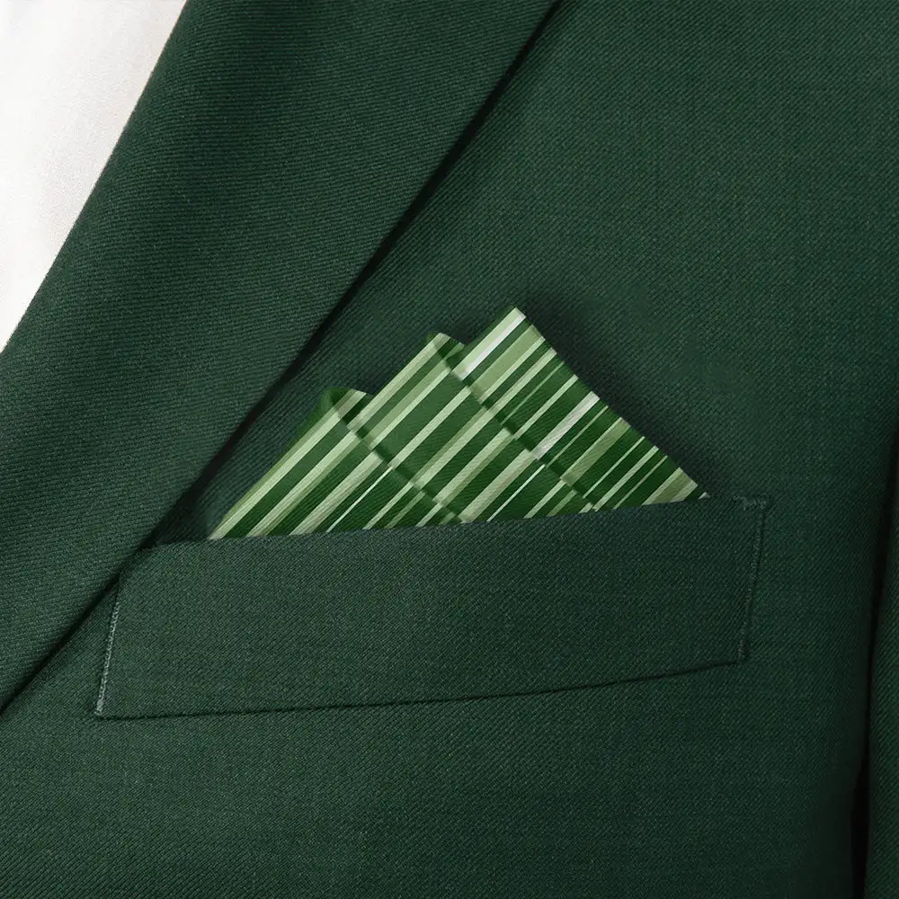 Distinctive Classic Striped Pocket Square