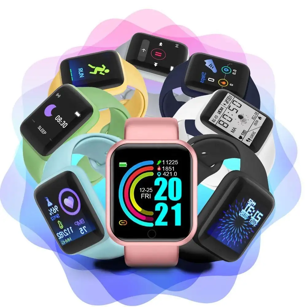 The Web Shed Y68 Health & Fitness Series Multifunction Bluetooth Smart Watch