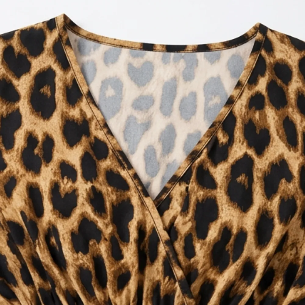 Leopard Print Waist Jumpsuit