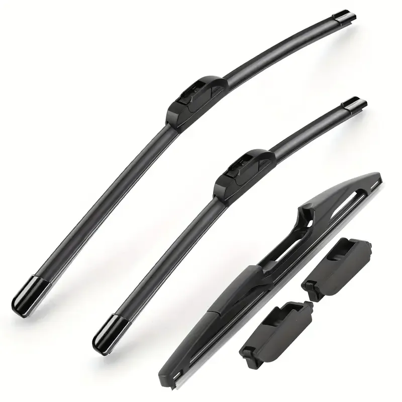 Windshield Front Rear Wiper Blades Set