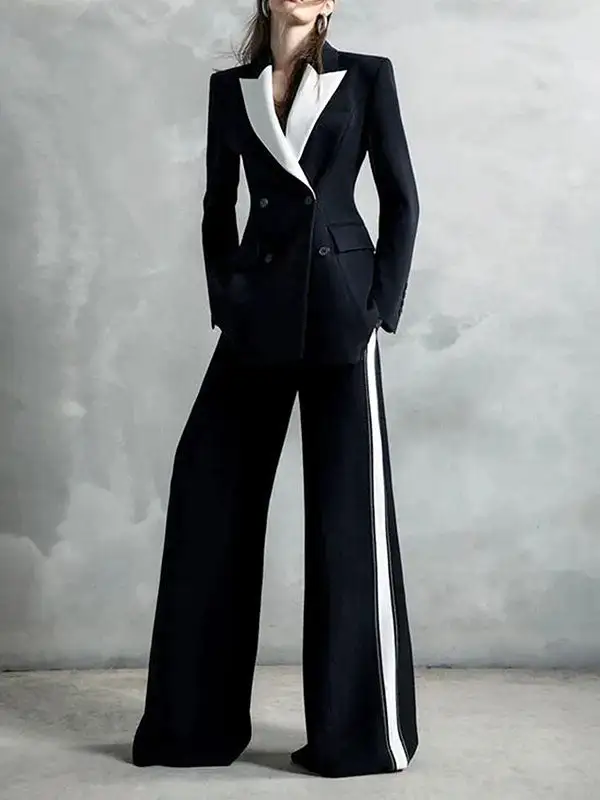 Women's Wide Leg Pocket Loose Fit Pants