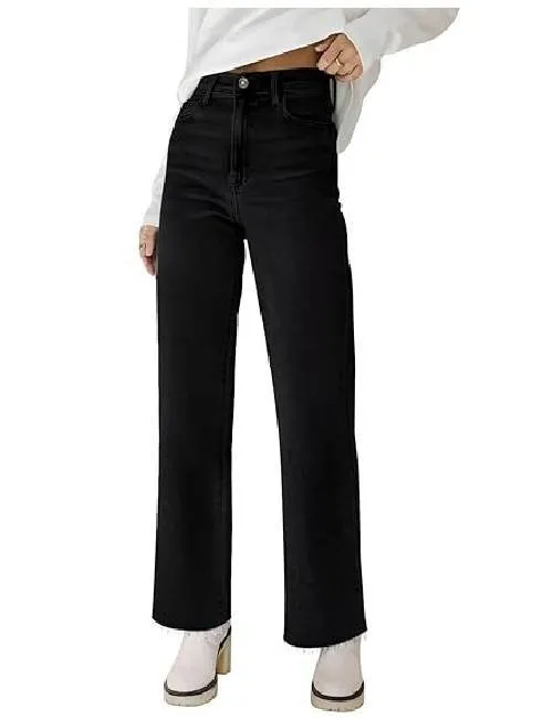 Straight Cut High Waist Jeans