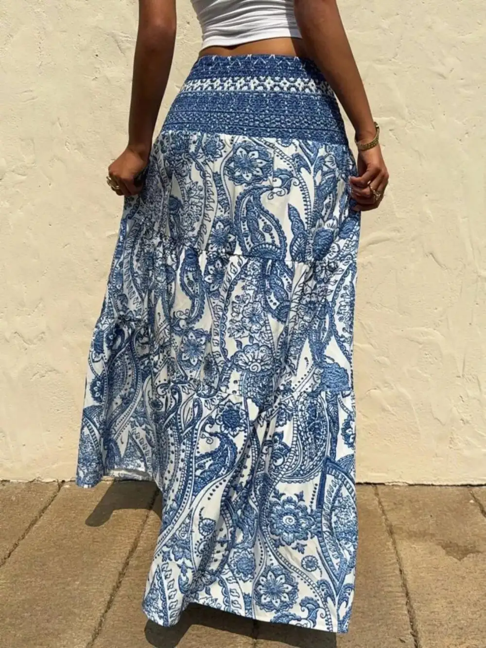 Easy Clean Smocked Skirt