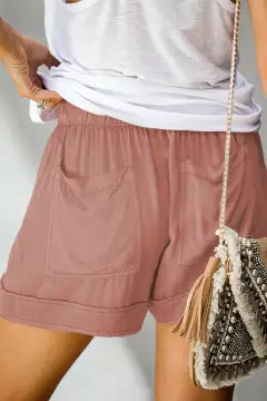 Pocketed Tencel Shorts
