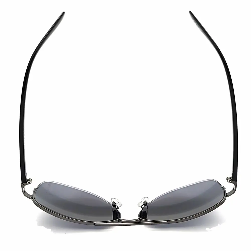 Aviator Bifocal Amber-Lens Reading Sunglasses