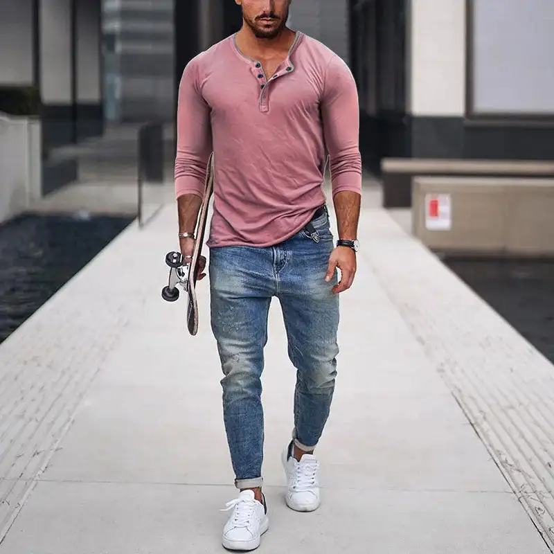Cotton Textured Crew Tee