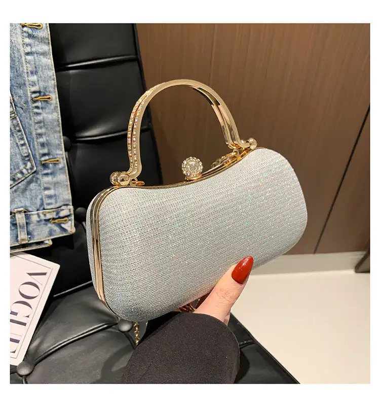 Structured Compact Clutch Bag