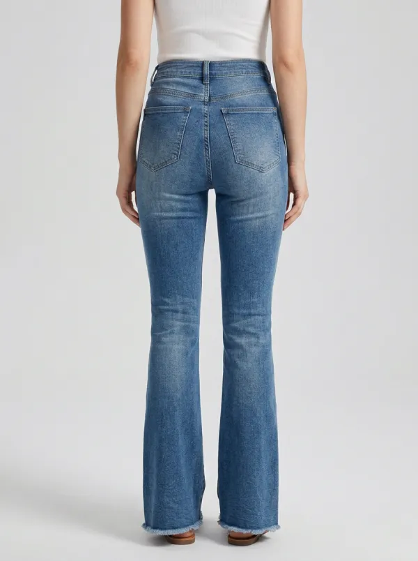 Women's High Waist Casual Denim Jeans