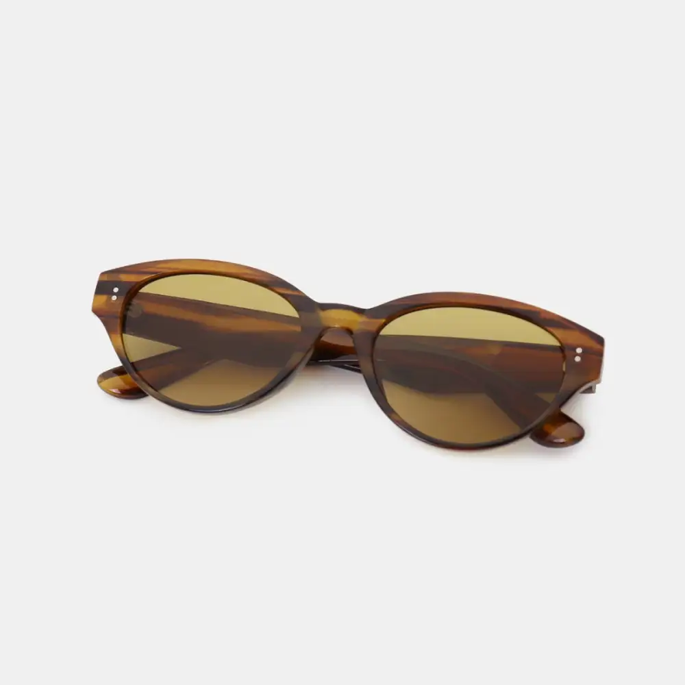 Patterned Cat Eye Frame Sunglasses