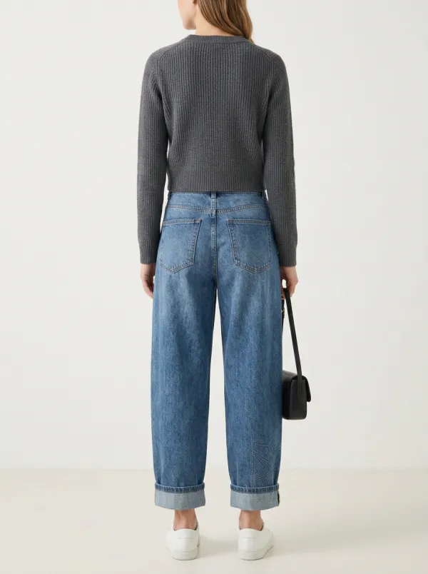 Women's Wide Leg Casual Denim Jeans