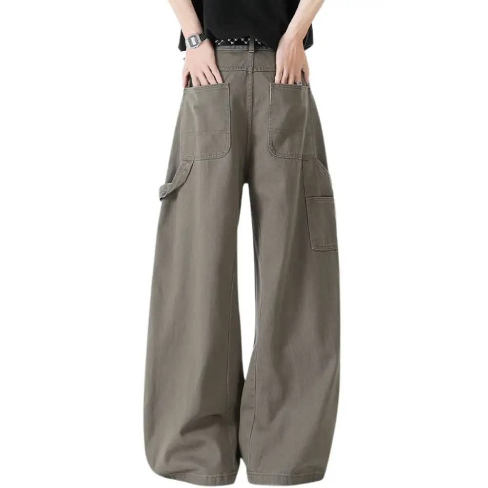 Barrel Leg Utility Men's Trousers