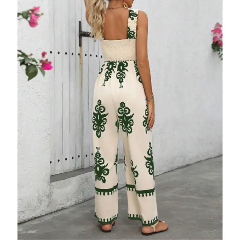 Boho Print Effortless Jumpsuit