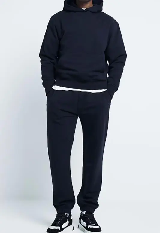 Men's Black Regular Fit Hoodie