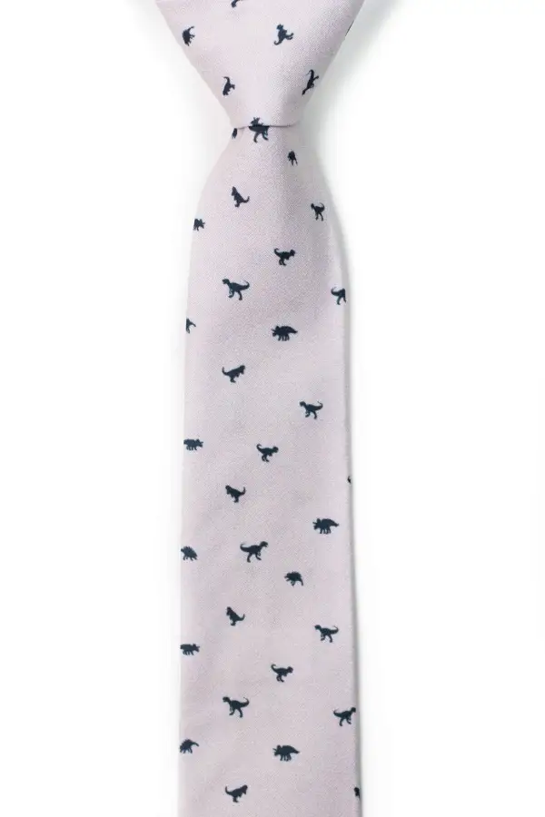 Polished Dinosaur Novelty Pattern Necktie