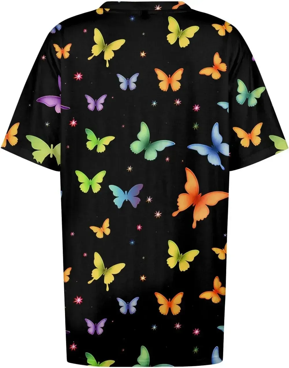 Plus Size Tops for Women Dressy Short Sleeve V Neck Shirts for Women Summer Tops for Women 2024 Floral Print Top