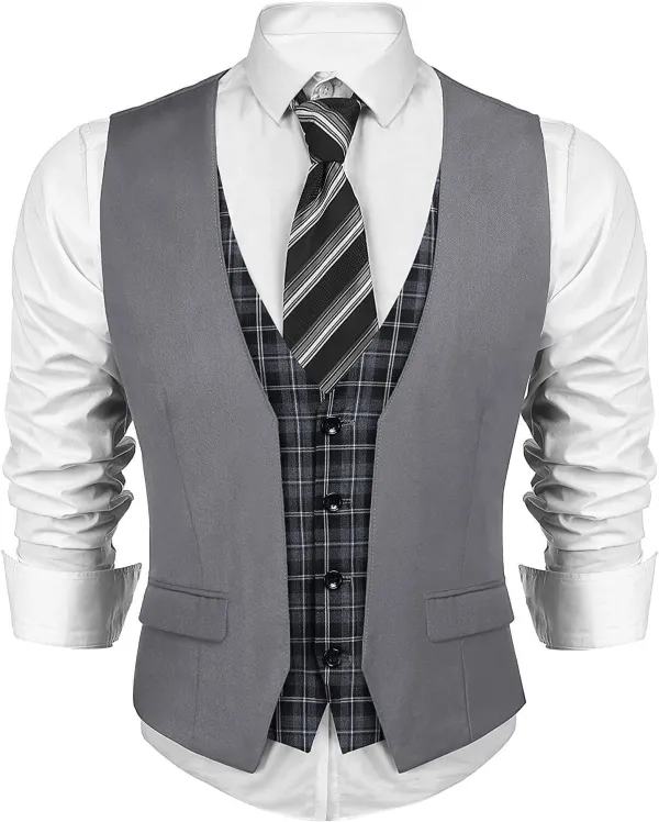Business Suit Vest Jacket
