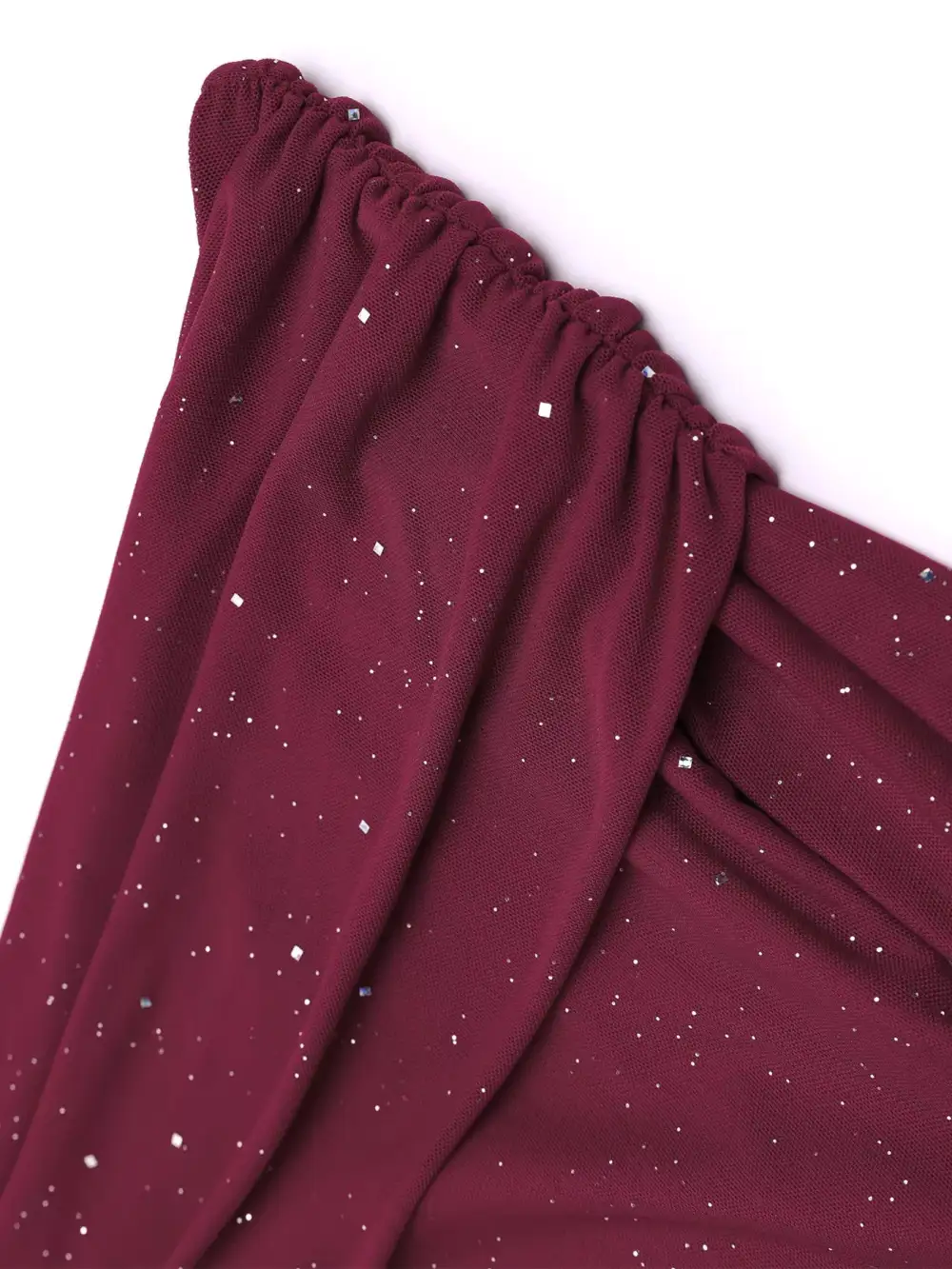 Relaxed Shape Glitter Maxi Dress