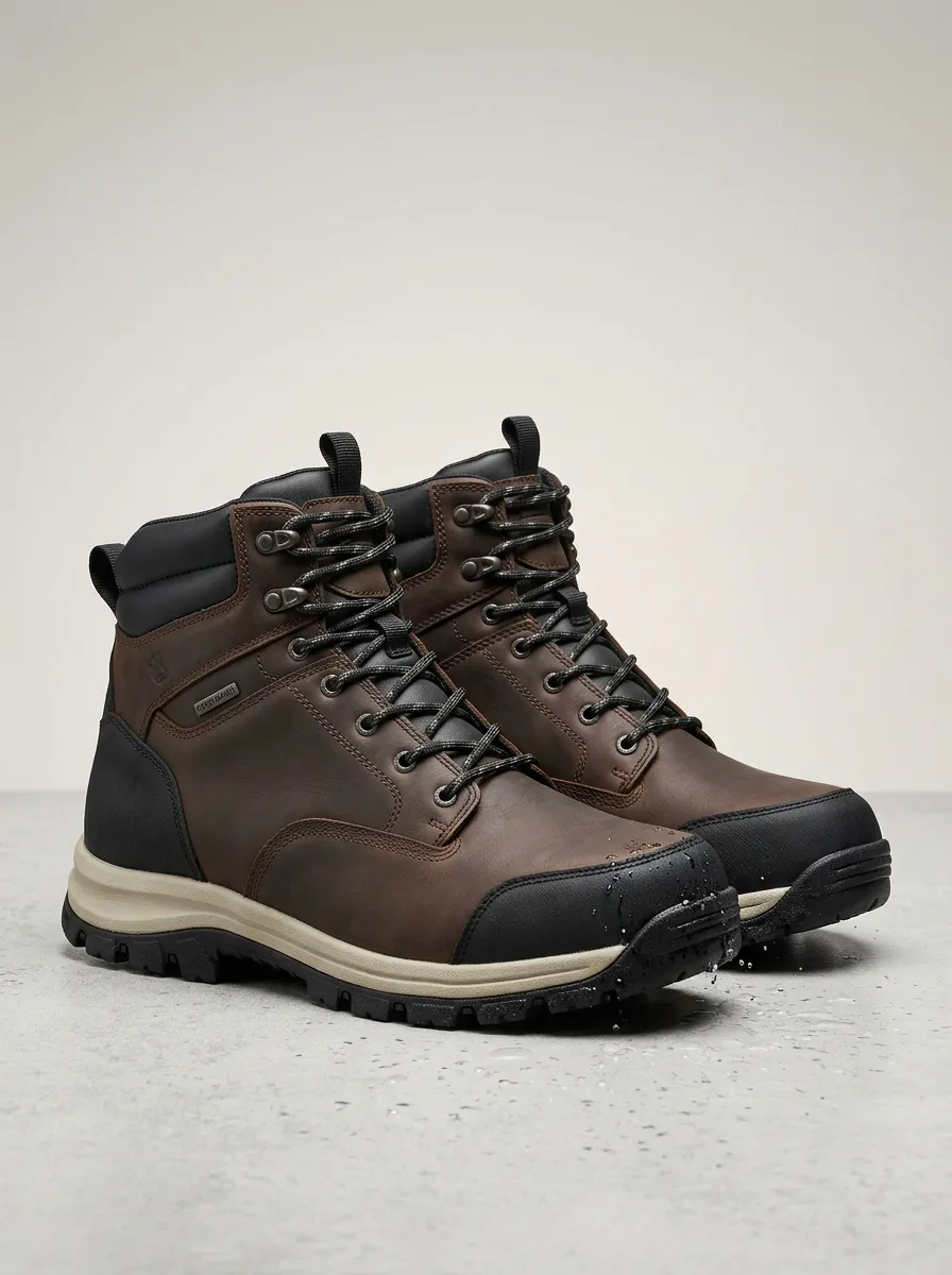 Daily Hiking Outdoor Profile Men' Waterproof Work Boots