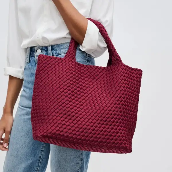 Woven Roomy Tote Bag
