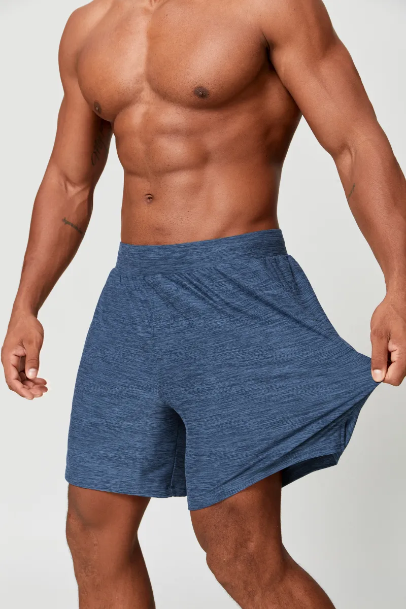 Quick Dry Side Pocket Lightweight Athletic Shorts