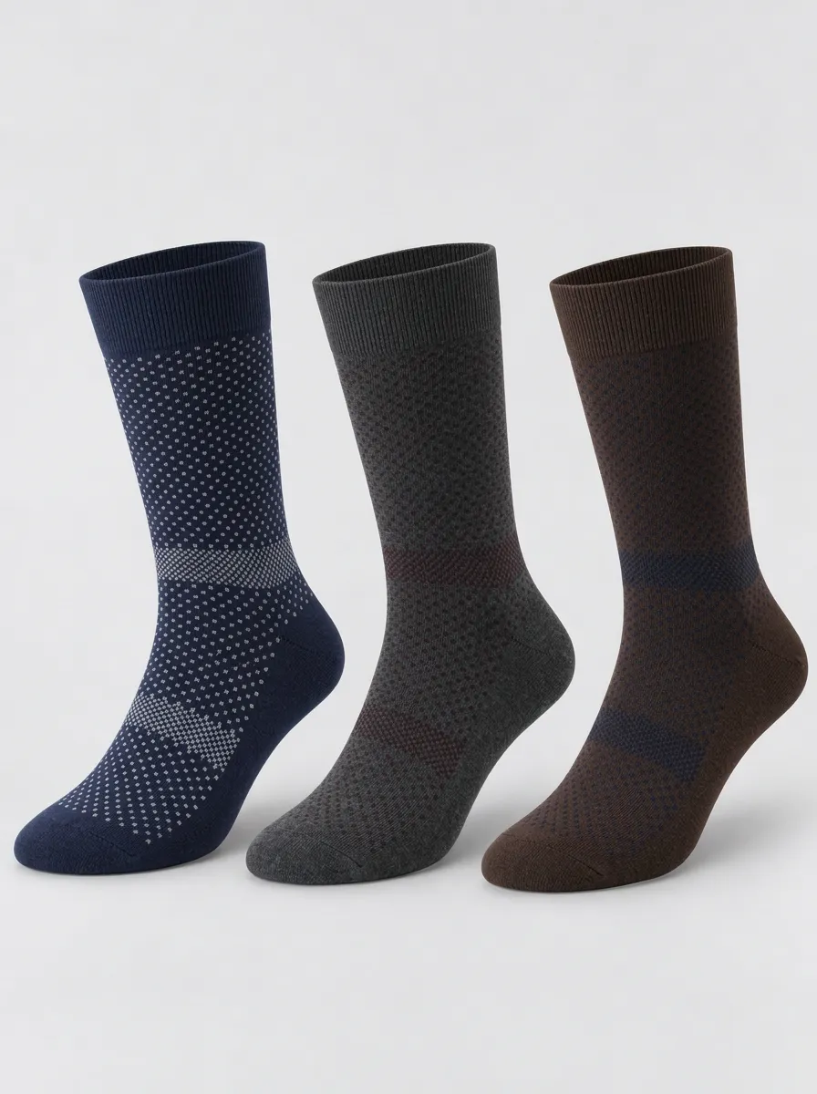 Men's Mason Polka Dot Dot Socks 3-Pack
